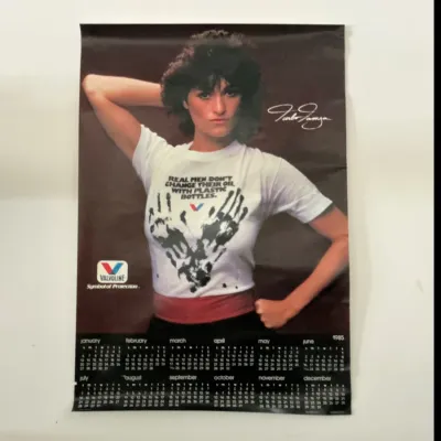 Sale Photo Thumbnail #146: 1985 Valvoline advertising calendar poster