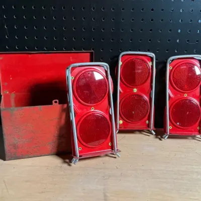 Sale Photo Thumbnail #180: flare reflectors with storage box.