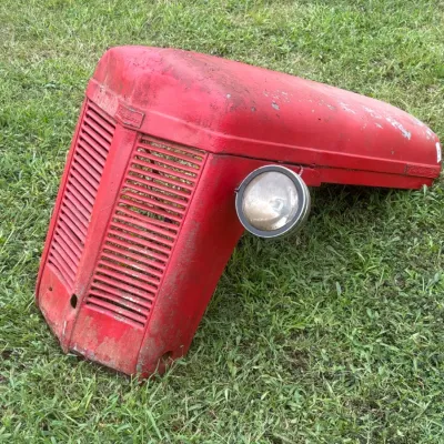 Sale Photo Thumbnail #65: tractor hood and front grille shell