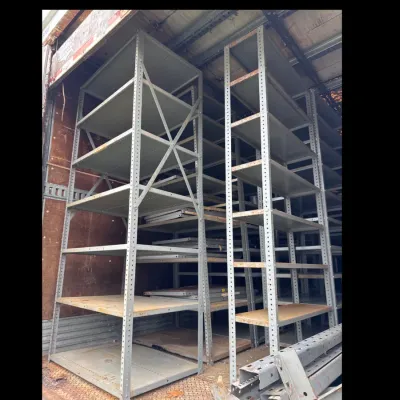 Sale Photo Thumbnail #66: industrial metal shelving