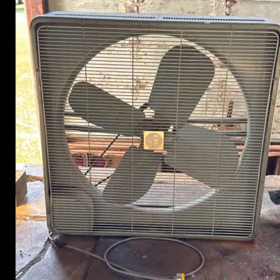 Sale Photo Thumbnail #210: Lau metal box fan