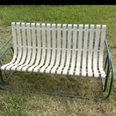 Sale Photo Thumbnail #88: mid-century glider bench