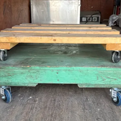 Sale Photo Thumbnail #16: wooden rolling dollies