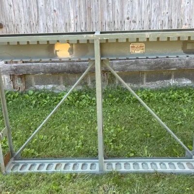 Sale Photo Thumbnail #104: Military surplus  rifle rack.