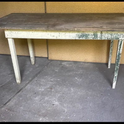 Sale Photo Thumbnail #196: Rustic wooden work table