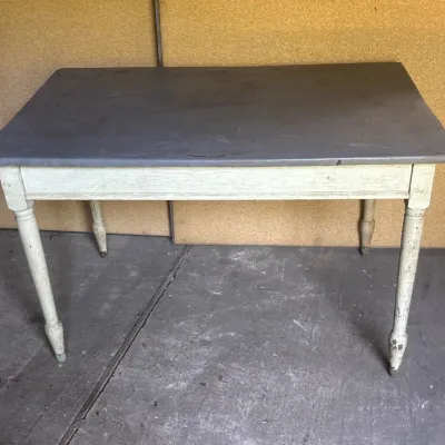 Sale Photo Thumbnail #198: zinc-top work table