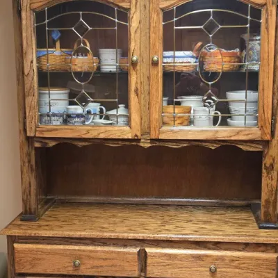 Sale Photo Thumbnail #17: Hutch with matching corner table and chairs
