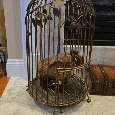 Sale Photo Thumbnail #18: Large decorative bird cage