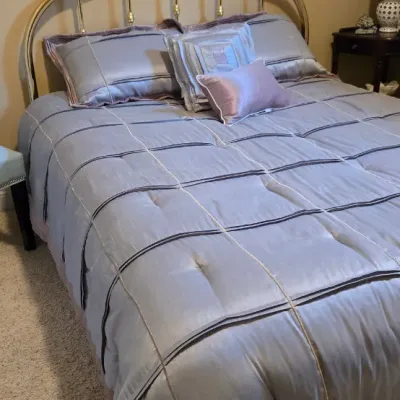 Sale Photo Thumbnail #32: Brass headboard