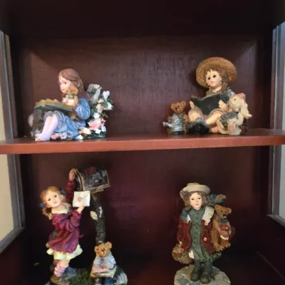 Sale Photo Thumbnail #13: Large collection of Yesterday's Child figurines.