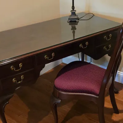 Sale Photo Thumbnail #5: Queen Anne style writing desk and chair
