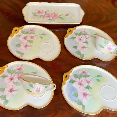Hand painted snack sets