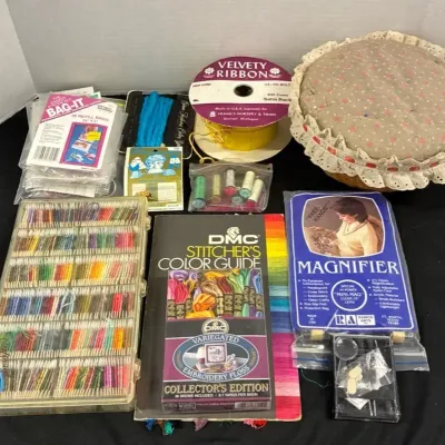 Embroidery Sewing Cross Stitch Tools & Thread - Colors, Spools
