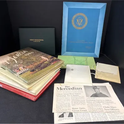 VTG Mercy High School Milwaukee Memorabilia - 1960s, Yearbooks, Diploma, Ephemera
