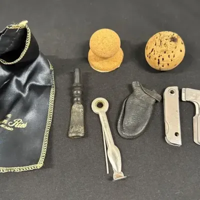 VTG Cigar Tool Set - IRC Iwan Ries Co, Chicago Bag