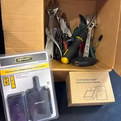 DIY Projects - NEW Defiant Remote Control Switch, Topgreener Motion Sensor Light, Hand Tool, Stanley