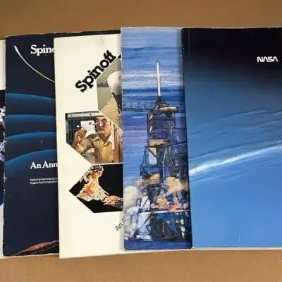 NASA Spinoff Annual Report Books - 1990, 1981, 1979, 1980, 1985