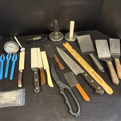 Meat & Seafood Tools - Knives, Cleavers, Thermometers, Pounders, Crab Zippers