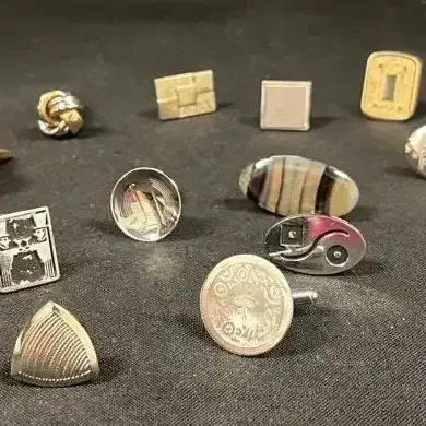 Off The Cuff - Single Cuff Link Collection, Gold Tone, Silver, Cabochon Agate, More!