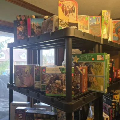 Sale Photo Thumbnail #4: Many, many PUZZLES Most new in Shrink Wrap