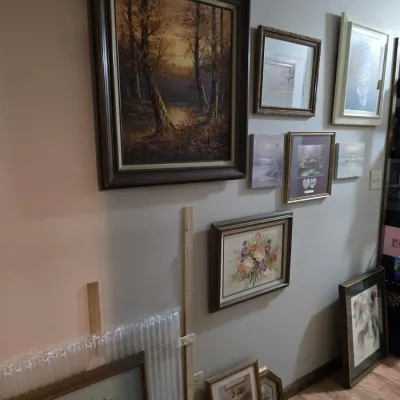 Sale Photo Thumbnail #14: Many Framed Art Pieces, Prints and Originals