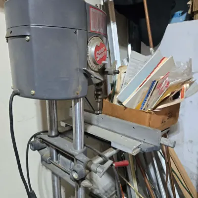 Sale Photo Thumbnail #23: Shop Smith (Drill Press, Table Saw, Disk Sander, Lathe, and Horizonal Boring) Bandsaw, Joiner Plainer ... Assoc
