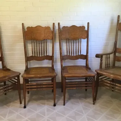 Pressed Back Dining Chairs
