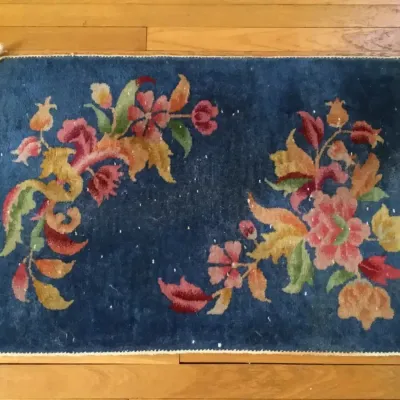 Art Deco Chinese Style Accent Rug
