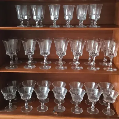 FOSTORIA Crystal Drinking Glasses