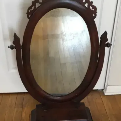 Antique Dresser Top Mirror