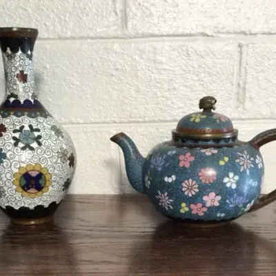 Japanese Style Teapot & Vase
