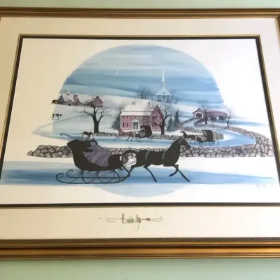 *Signed & Numbered* P. BUCKLEY MOSS Moonlight Ride Print
