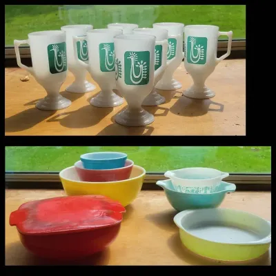 Colorful PYREX & FEDERAL Collection 