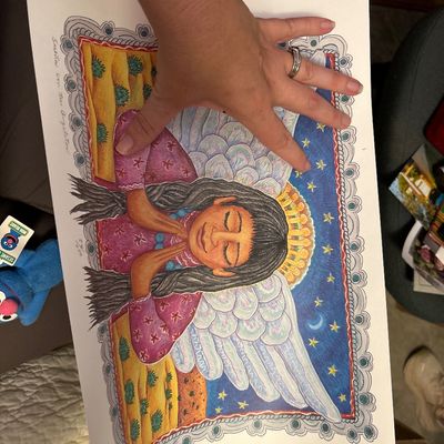 Sale Photo Thumbnail #23: Certified original Native American art 