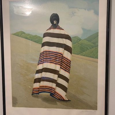 Sale Photo Thumbnail #24: Signed limited addition print Jack Silverman. Framed and large 