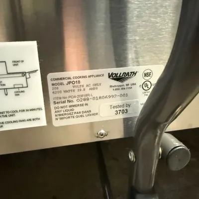 Vollrath Pizza Oven
