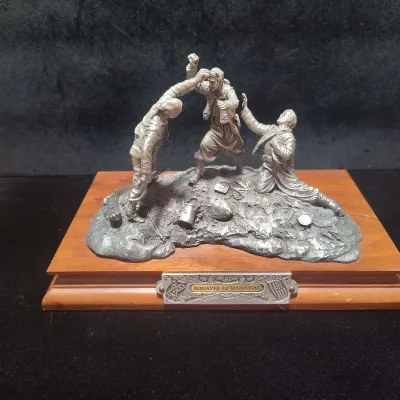 Chilmark Fine Pewter Civil War Sculpture "Zouaves 1st Manassas" by Francis J. Barnum