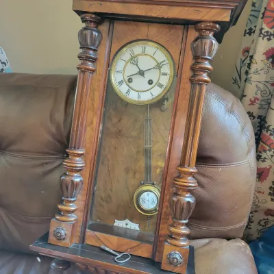 Sale Photo Thumbnail #45: Antique German Wall Clock