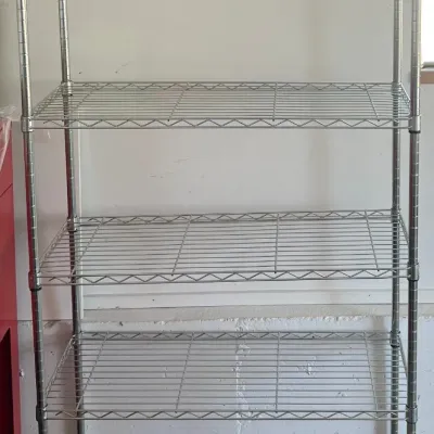 
71.5" Adjustable Height Metal Shelf