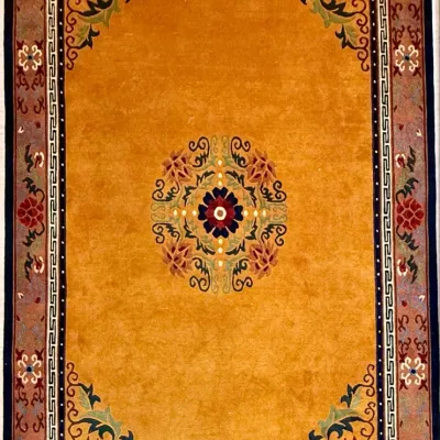 Ashoka Carpet Industries Tibetan Carpet Made In Nepal 100 Percent Wool 5x8 Foot Rug With Tag