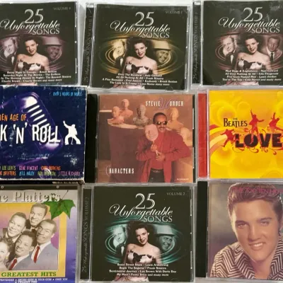 Assorted Rock And Roll And Unforgettable Songs - Elvis, The Beatles, Golden Age Of Rock And Roll, And More