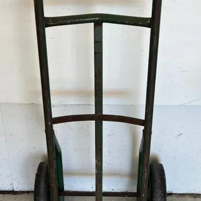 Vintage Solid Rubber Wheel Hand Truck