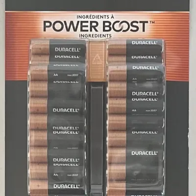 
Duracell AA 40 Count Battery Pack 2021