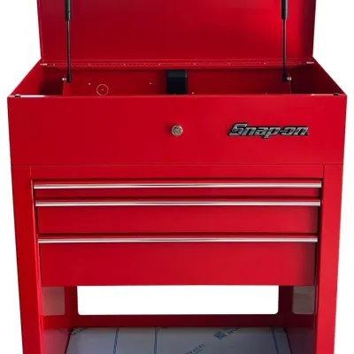 Snap-on KRSC323PBO 32" 3-drawer Roll Cart With Keys - Like New (red)