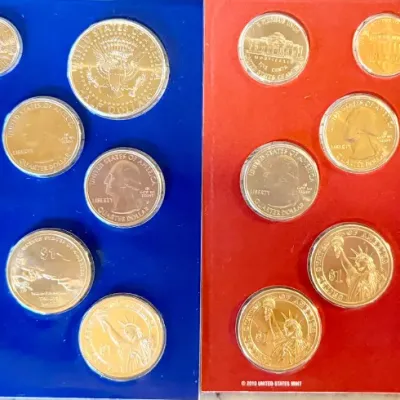 Set Of Denver & Philadelphia 2011 Mint Uncirculated Coin Set