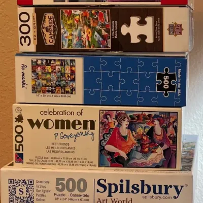(8) 800-3000 Piece Puzzles