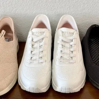 
(3) Pairs Of Skecher Slip Ons Size 9.5 And 10