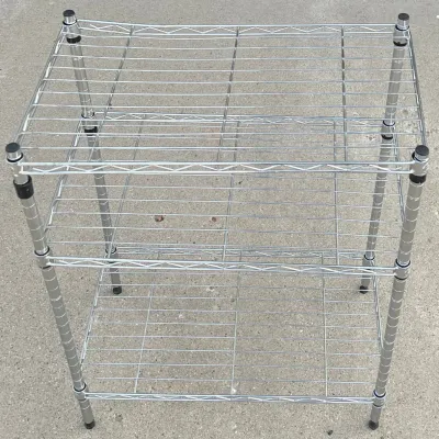 Small 3 Tier Metal Storage Shelf (as Is)
