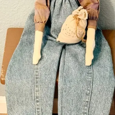 Solong Folks By Pasthyme Treasures 36" Hand Made Rag Doll