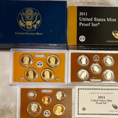 2011 United States Mint Proof Set With COA & Original Box